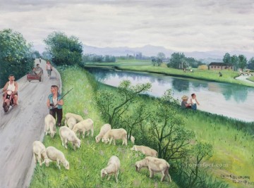 Liao River from China Oil Paintings